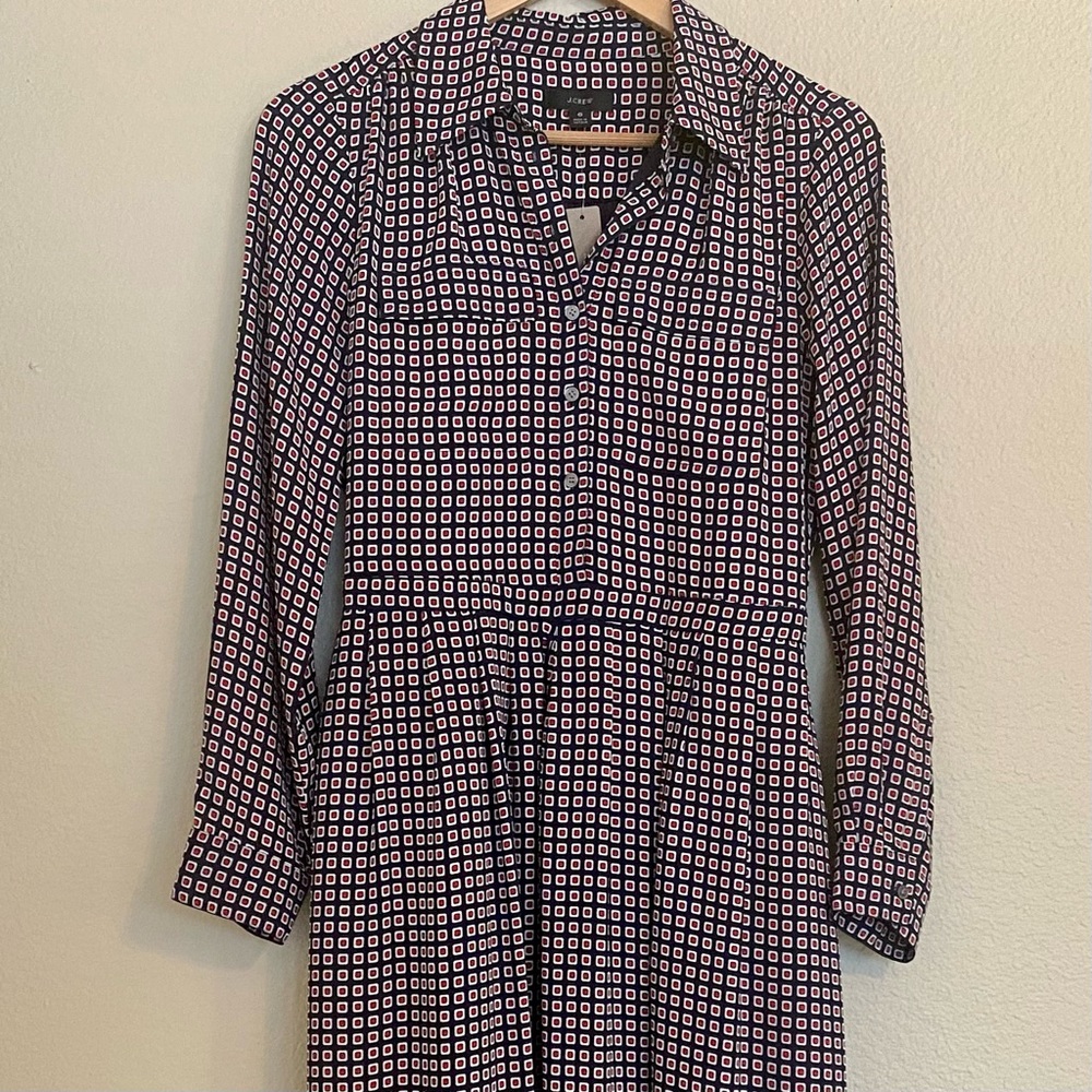 Checkered Jcrew Dress